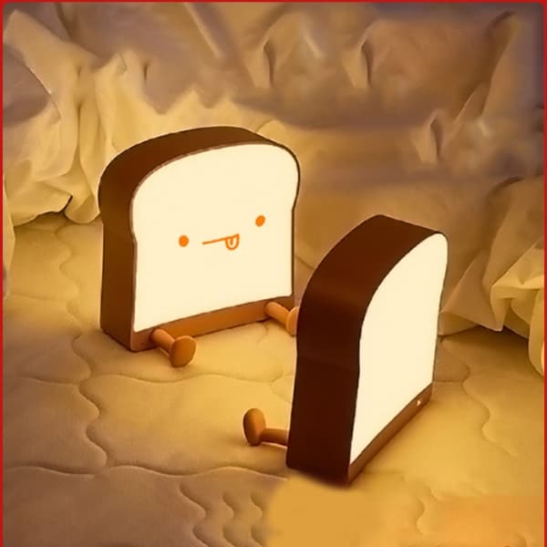 Tecknad Toast Bread Nightlights STIL B STIL B Style B