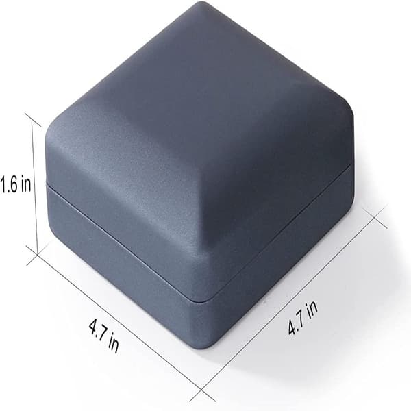 Ring Förvaring Lådor Rese Ring Hållare Case Box AA A