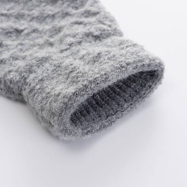 Strikkede Handsker Efterår Vinter BLÅ blue