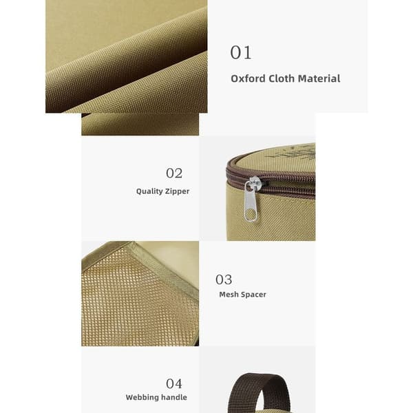 Picnic pussin case KHAKI khaki