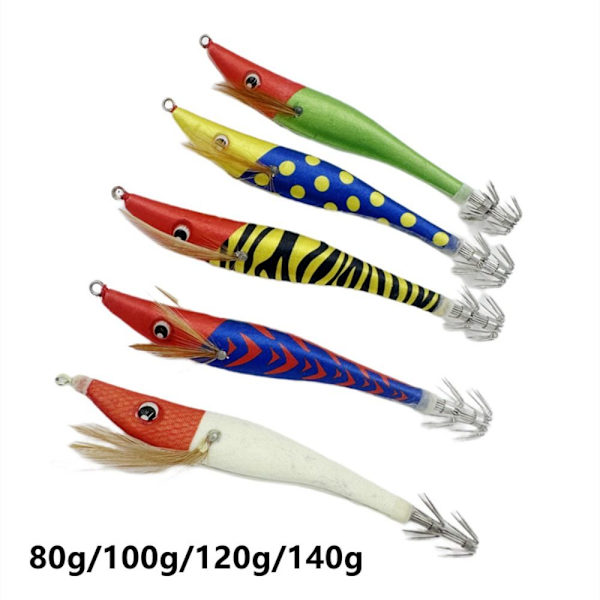 2kpl Puukatkarapuvieheet Squid koukku 100GC C 100gC