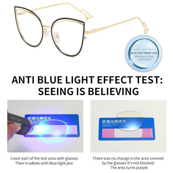 Anti-Blue Light Lasit Pyöreät silmälasit MUSTA PUNAINEN MUSTA PUNAINEN Black red