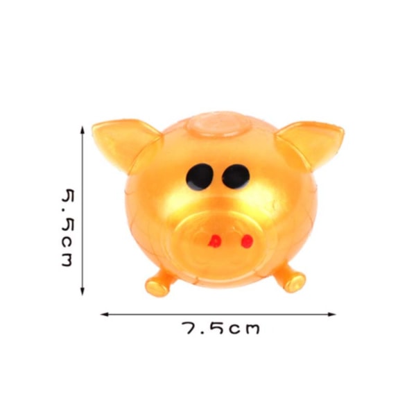 Splat Ball Venting Toy ROSA GRIS PIG Pink Pig-Pig