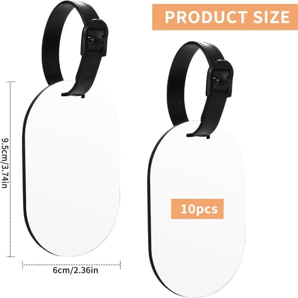 Blank bagasjemerke Identifiser etikett C C C