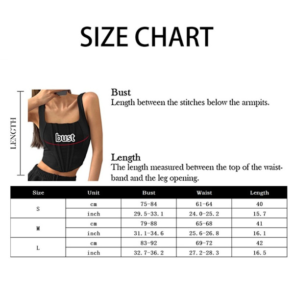 Crop Tops Short Top SORT M black M