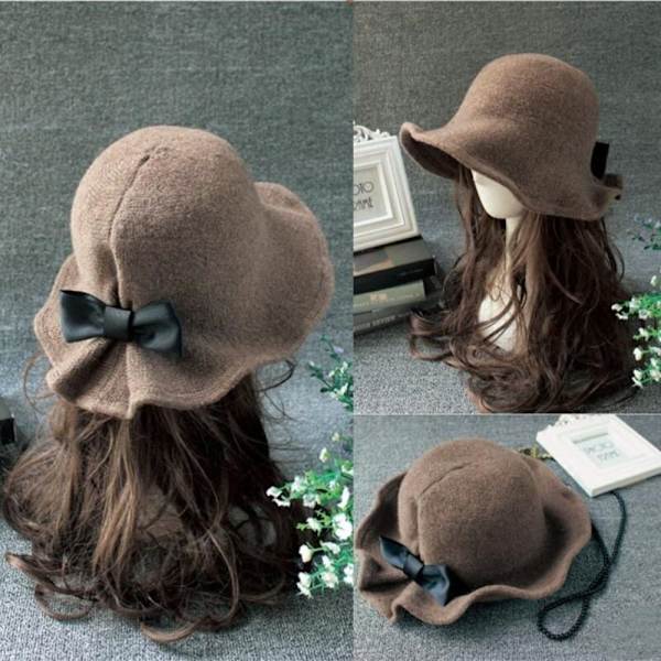 Ull Bucket Hats Dam Bowler Hat BRUNT brown
