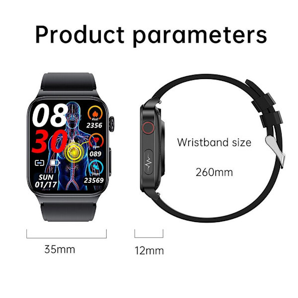 Smart Watch Intelligent Watch SORT black