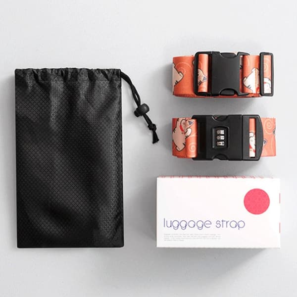 Bagageremmar Packrem ORANGE TSA LOCK TSA LOCK orange TSA lock-TSA lock