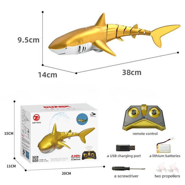 Rc Shark Toy Fjernkontroll Shark Toy D1 D1 D1