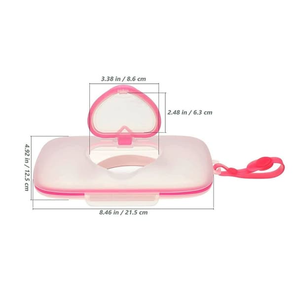 Wet Tissue Box Paper Case ROSA pink