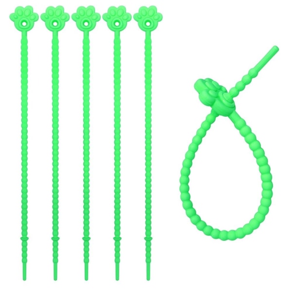 10 st buntbandssilikonrep FÄRG 4 FÄRG 4 Color 4
