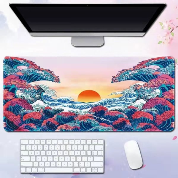 Musemåtte Tastatur Musemåtte PINK 900X400X2MM Pink 900x400x2mm