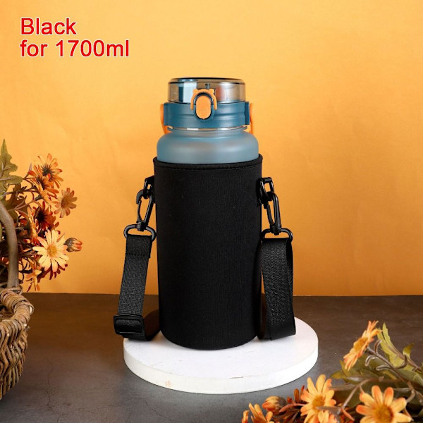Vandflaskedæksel Vakuumkophylster SORT TIL 1700ML FOR 1700ML black for 1700ml-for 1700ml