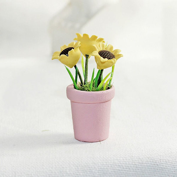 Miniatureplante Potteplanter Model GRÅ Gray