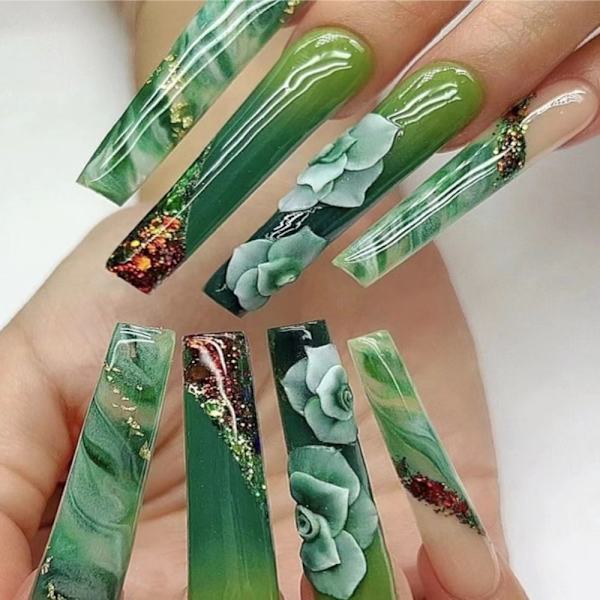 Fake Nails Ballerina 2 2 2