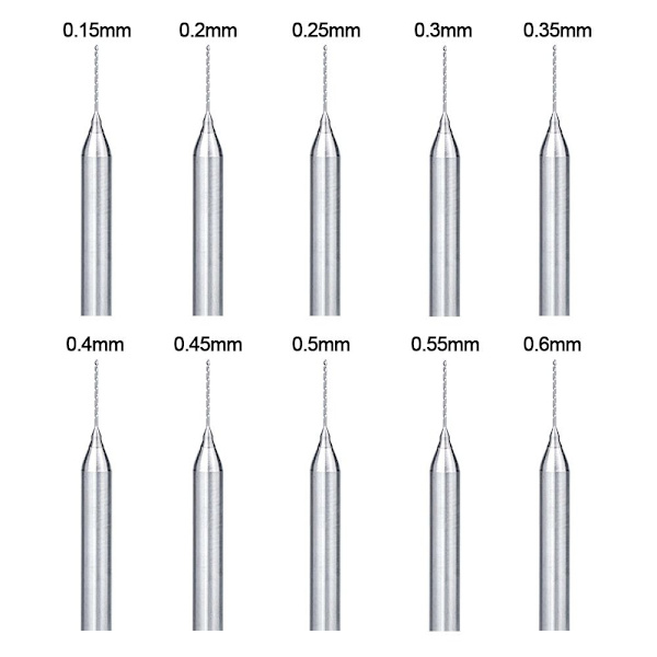 Massive wolframkarbidbor 0,3MM 0.3mm