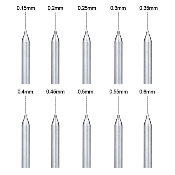 Solide wolframkarbidbor 0,6 MM 0.6mm