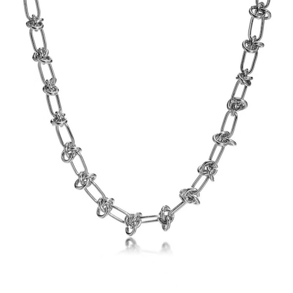 Kedja Halsband Dam Halsband SILVER silver