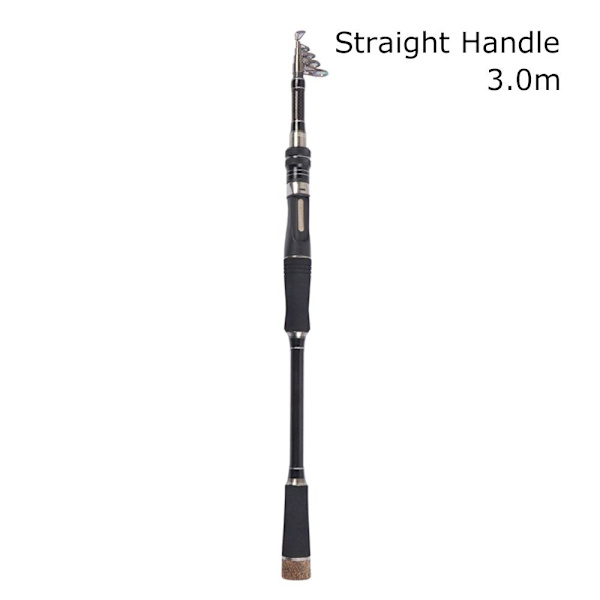 Teleskopisk fiskestang Stream Håndstang 3.0M RETT HÅNDTAK 3.0mstraight handle