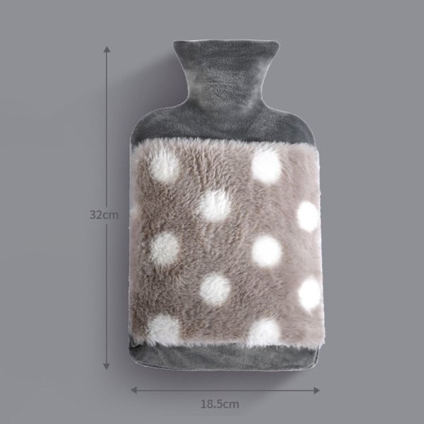 Varmtvandspose Varmtvandsflaske GRÅ POLKA DOT POLKA DOT Grey Polka Dot-Polka Dot