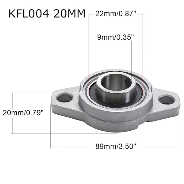 Pudeblok Leje Trykleje KFL08 8MM KFL08 8MM KFL08 8MM