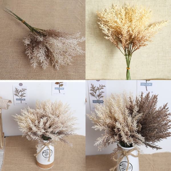 2st Vetehalm Blommor Blomsterdekoration VIT White