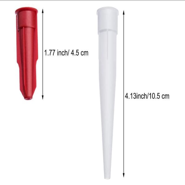 Caulk Extension Munnstykke Pølse Caulking Gun Tips Extender Tool