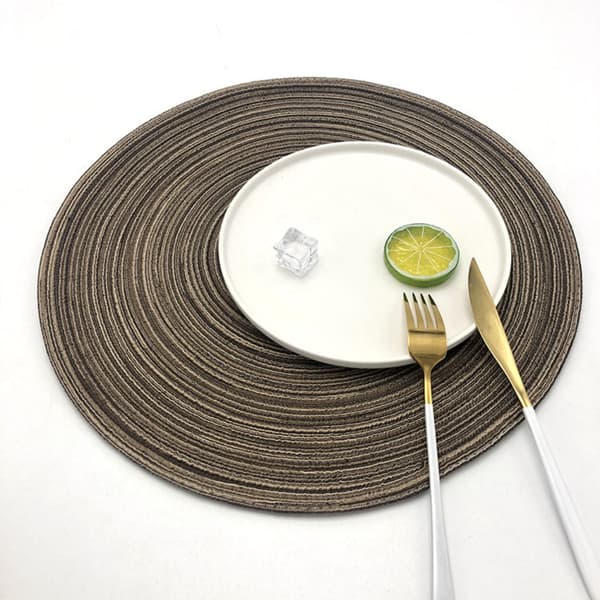 Pyöreät tabletit Pöytämatto HARMAA Grey