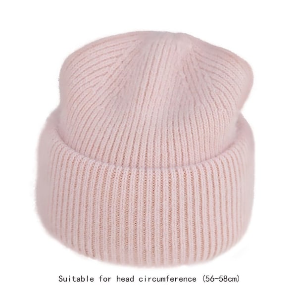 Kvinder Vinterhatte Bløde Beanies Cap MOCHA MOCHA