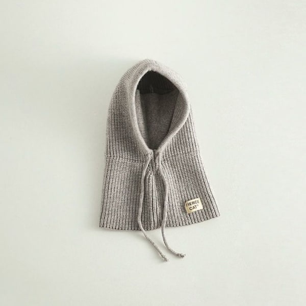 Børne Blød Balaclava Børne Pullover Hat GRÅ grey