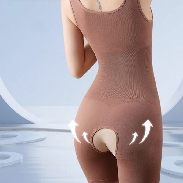 Bodysuit Shapewear Slankende Undertøj KAFFE 3XL/4XL coffee 3XL/4XL