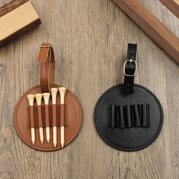 Golf Tee Bag Golf Tee Oppbevaringsveske SVART black