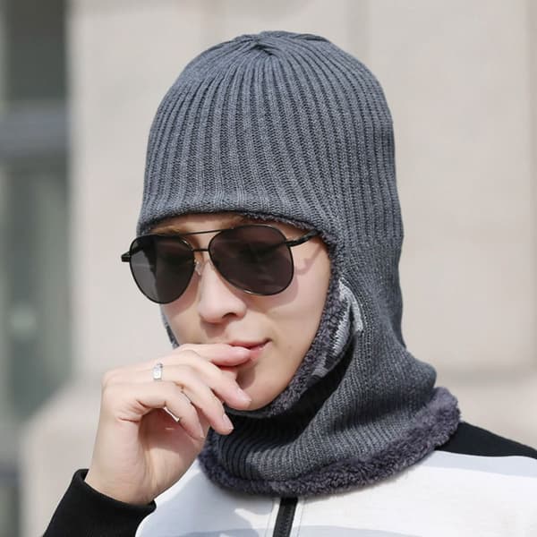 Mössmössa Scarf Hals Cap GRÅ Grey