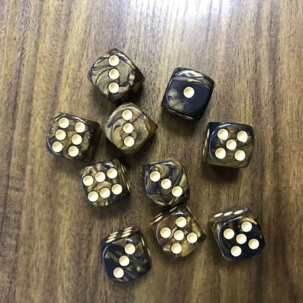 10 kpl / set DND Dice Polyhedral Dice STYLE 9 STYLE 9 Style 9