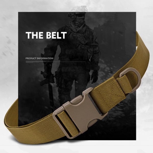 Combat Belts Tactical Belt SORT 115CM Black 115cm