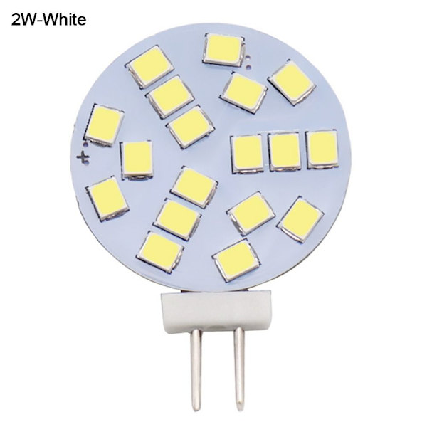 G4 LED-lamput Pyöreä kohdevalopolttimo 2W-VALKOINEN 2W-VALKOINEN 2W-White