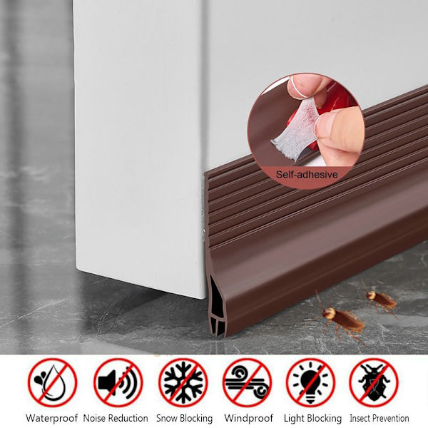 100 cm Ovenaluslista Vedonesto SUURI RUSKEA Large Brown