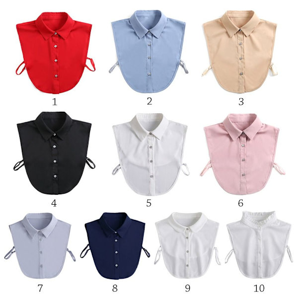 Skjorte Fake Collar Clothes Accessories 7 7 7