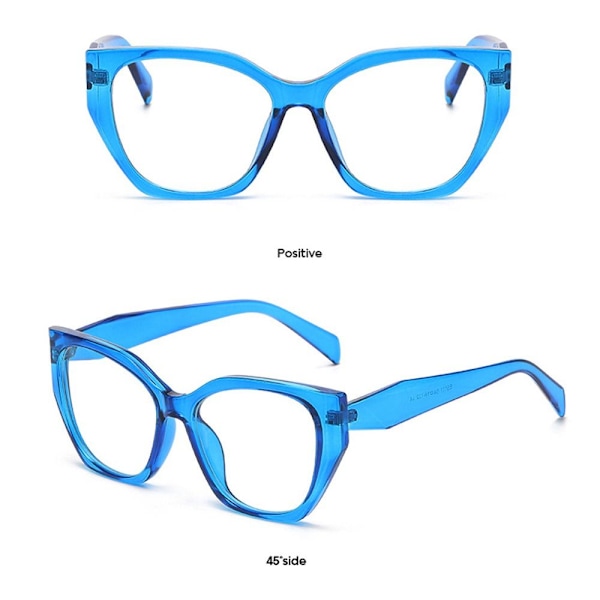 Anti-Blue Light Briller Oversized briller HVID HVID White