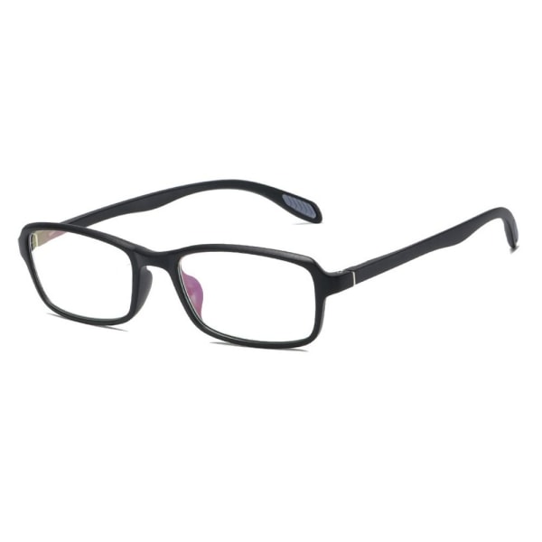 Anti-blåt lys læsebriller Firkantede briller SORT Black Strength 350