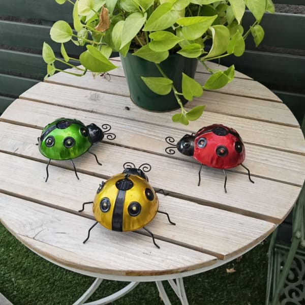 Ladybug Plenlamper Solar LED Lys GRØNN green