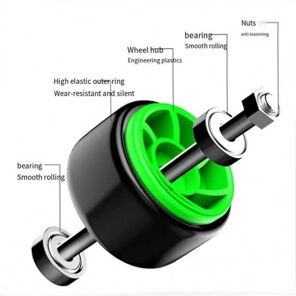Abdominal Wheel Fire-Wheel Healthy Belly Wheel Automatisk