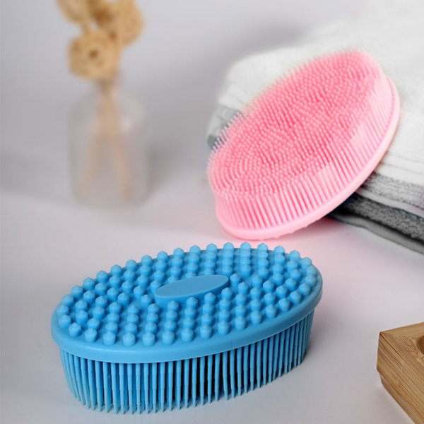 Hierontaharja Päänahan pesukampa RUOANINEN pink