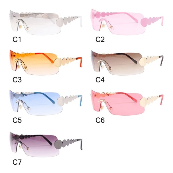 Solbriller til mænd Kvinder Y2K Solbriller C4 C4 C4
