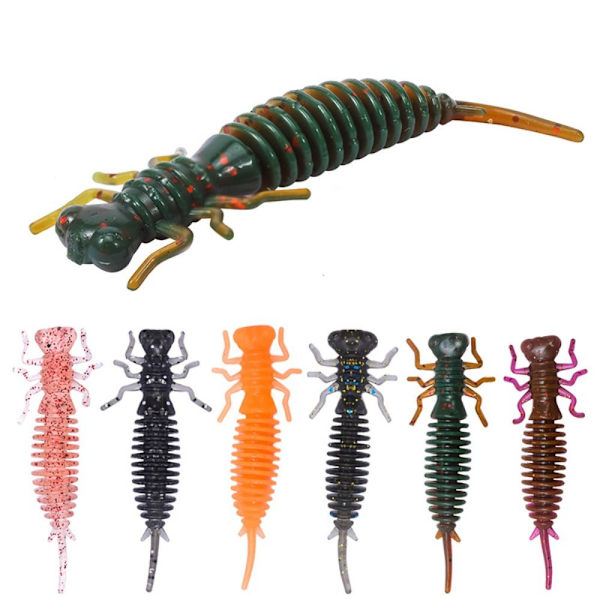 10 kpl Larva Bait Dragonfly Worm 2 2 2