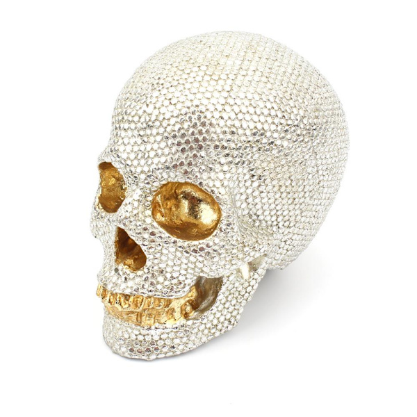 Little Skull Ornaments Creative Home Bordplade Dekoration Beaded