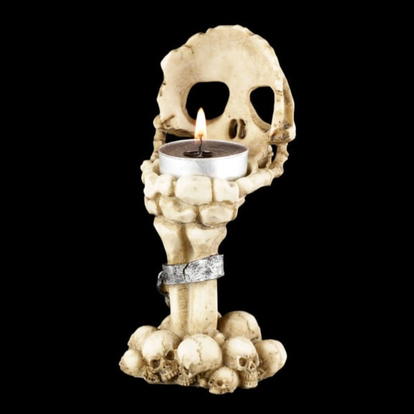 Halloween Skeleton Lysestage Skeleton Candle Stick Skeleton