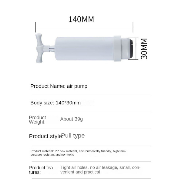 Forseglingsposer Matpose 2STK-VAKUUMPOSE 2STK-VAKUUMPOSE 2pcs-Vacuum bag