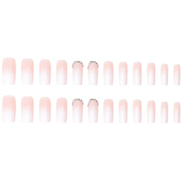 Fake Nails Middels Lengde Firkantet Hode 4