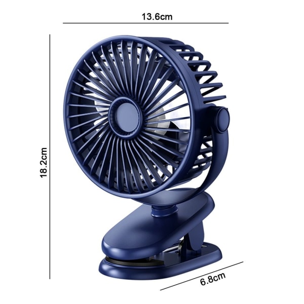 Bord Fan Clip On Fan HVID white